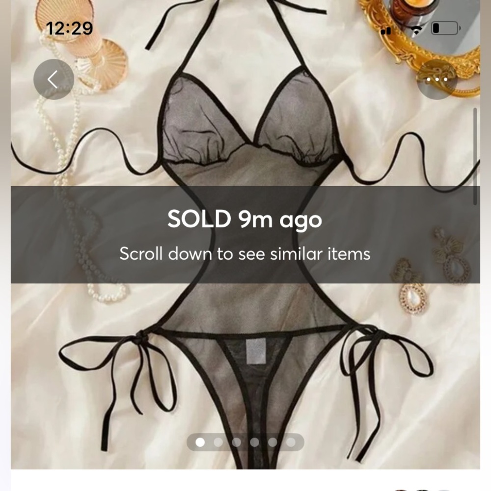 Elegant Sheer Black Mesh Bodysuit – Perfect for Special Occasions